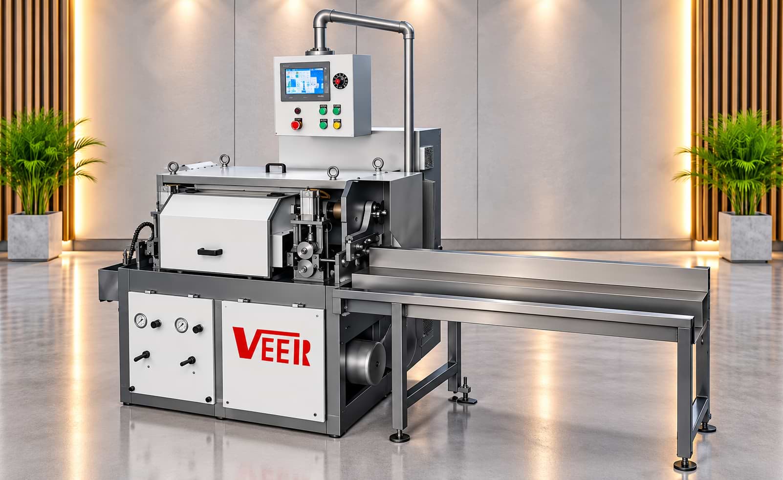 Super 2000 Plain Wire Straightening Machine